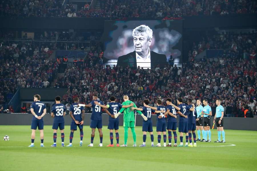 Moment de reculegere pentru Mircea Lucescu Moment de reculegere pentru Mircea Lucescu