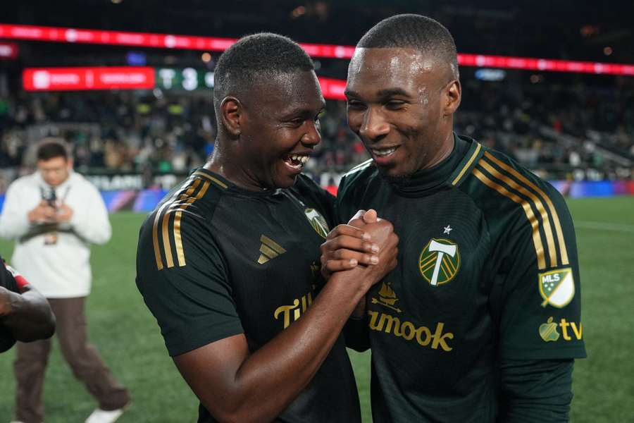 Portland célébrant sa qualification.