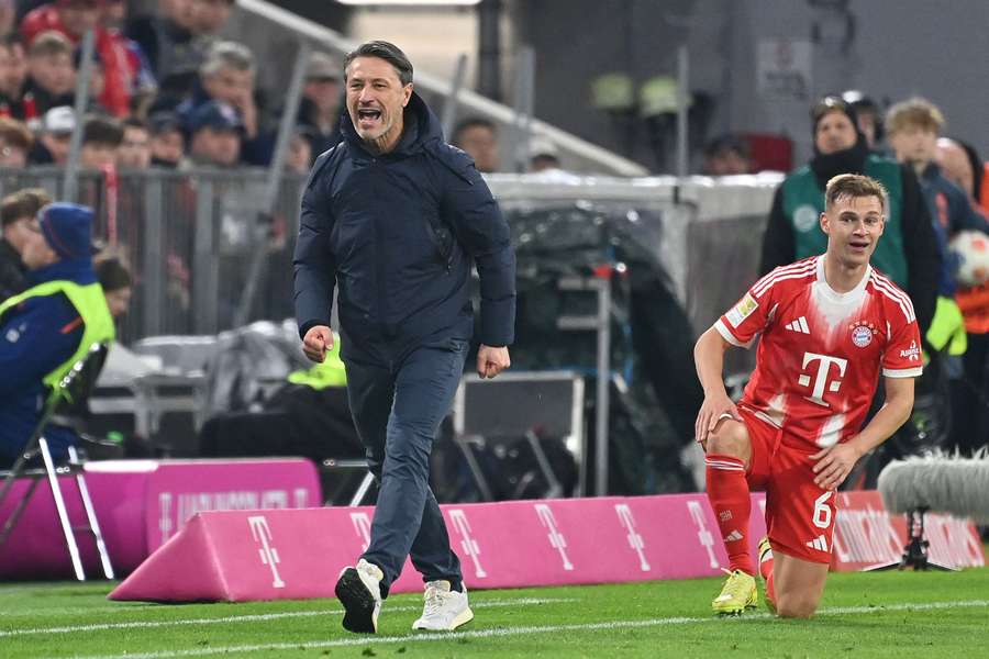 Niko Kovac hatte nur lobende Worte für Joshua Kimmich (rechts) übrig.