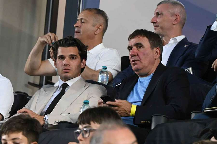 Ianis Hagi și Gică Hagi
