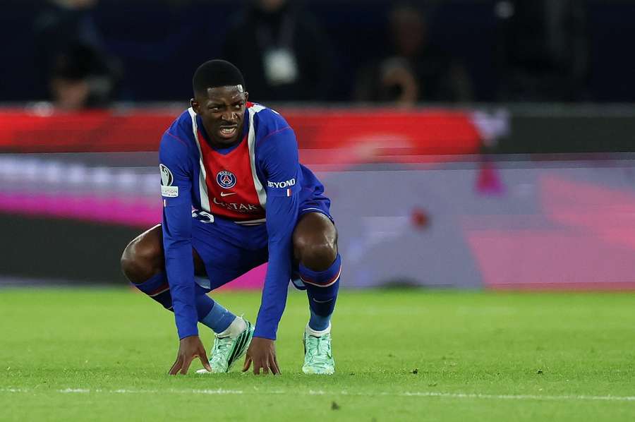 La tuile pour Ousmane Dembélé. La tuile pour Ousmane Dembélé.