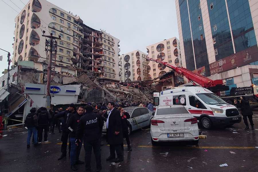 Les dégâts du séisme en Turquie ce lundi.