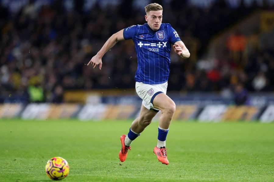 Liam Delap, jugador del Ipswich