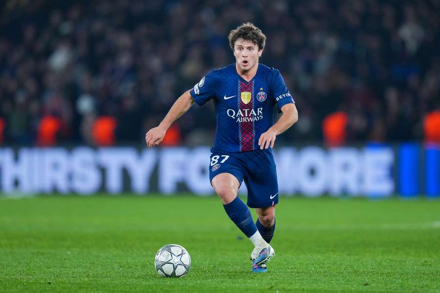 Joao Neves en Ligue des champions.