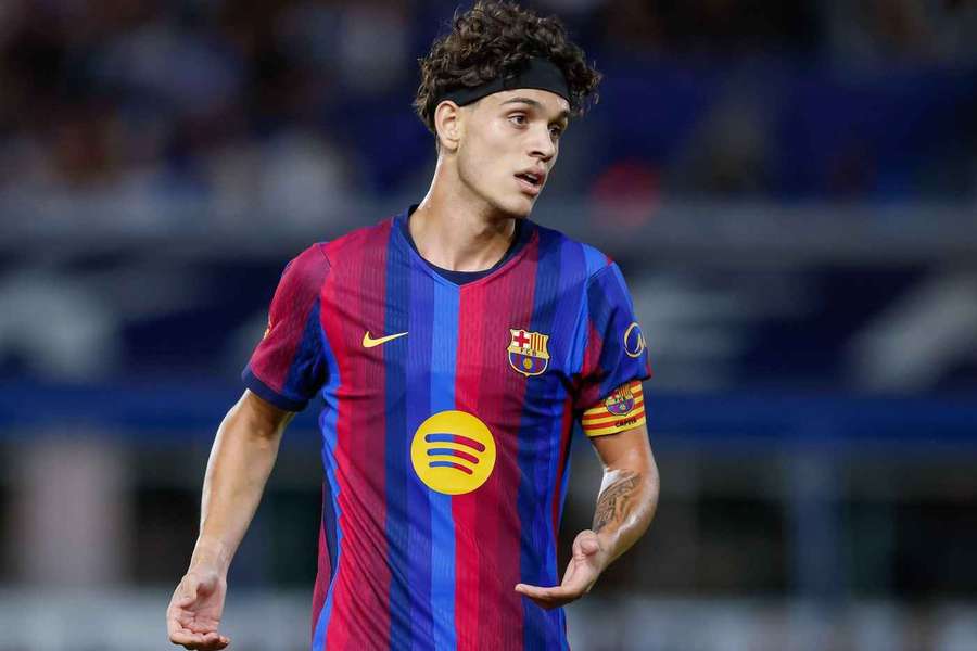 Barcelona defender Hector Fort. Barcelona defender Hector Fort.