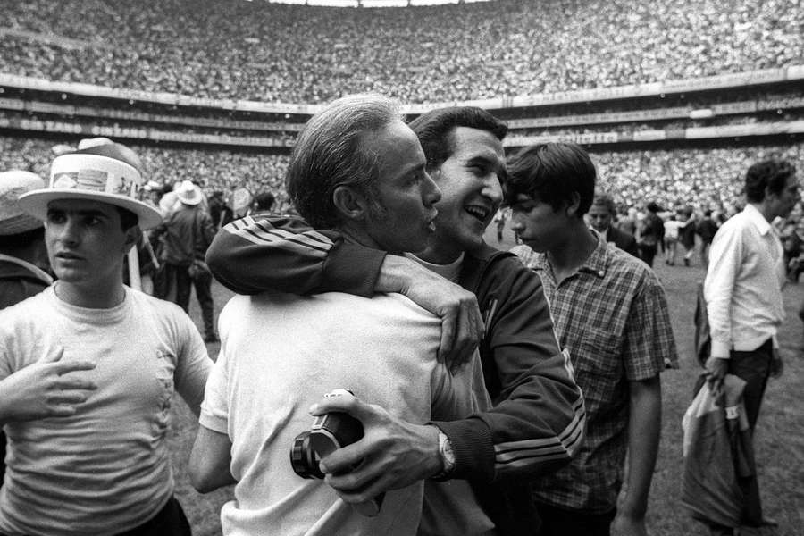 Zagallo și Parreira la Cupa Mondială din 1970