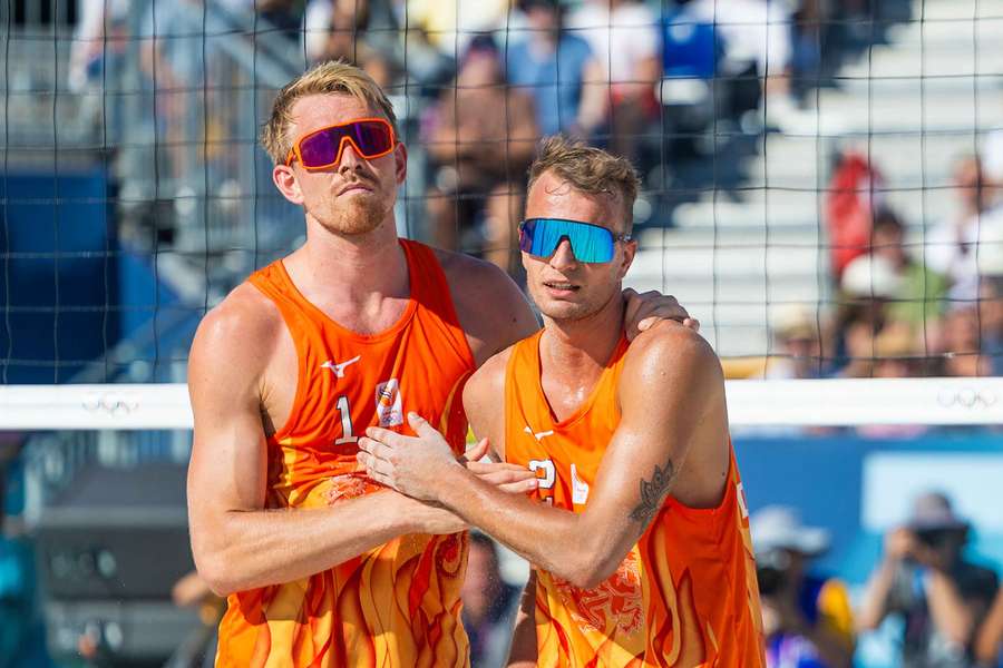 Stefan Boermans en Yorick de Groot in actie op de Olympische Spelen in Parijs