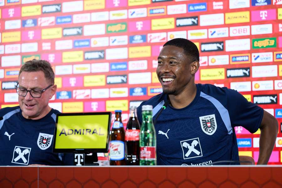Ralf Rangnick und David Alaba Ralf Rangnick und David Alaba
