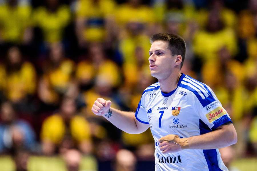 Viggo Kristjansson was incredible in attack for Iceland