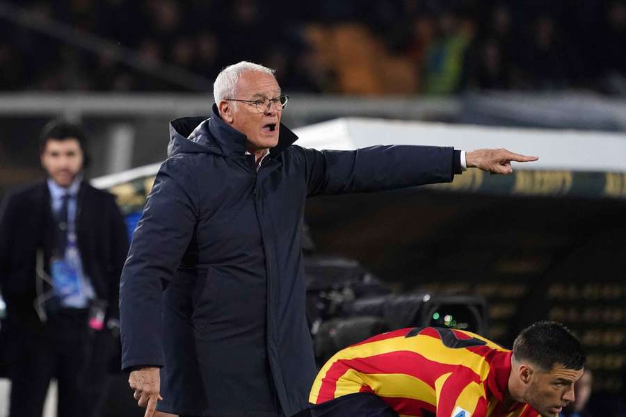 Claudio Ranieri durante Lecce-Roma
