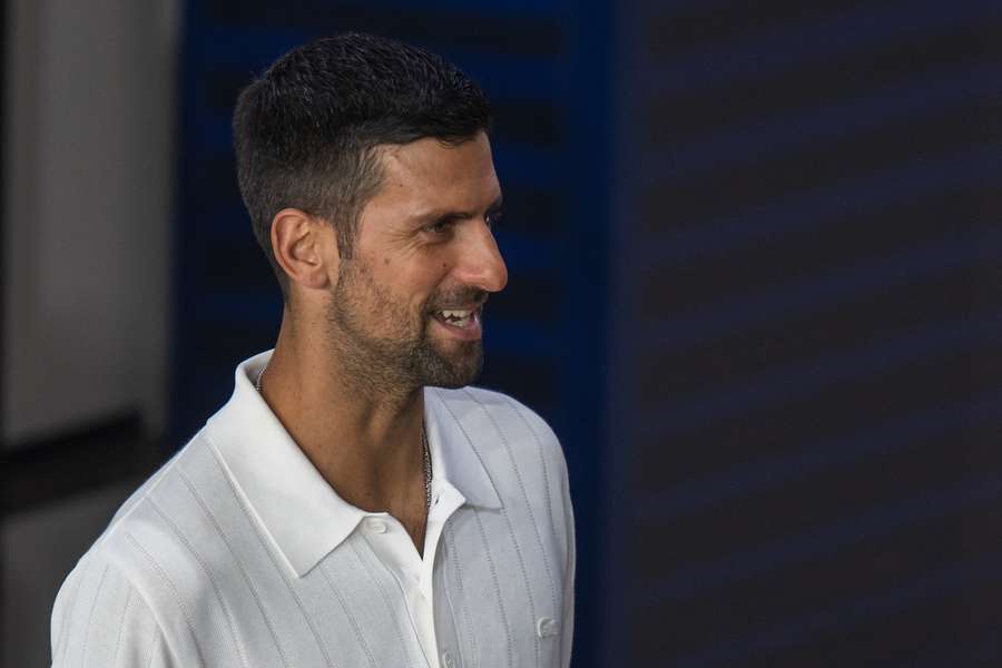 Djokovic au Qatard le 29 novembre 2025. Djokovic au Qatard le 29 novembre 2025.