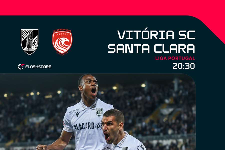 Vitória SC procura ganhar terreno ao Santa Clara