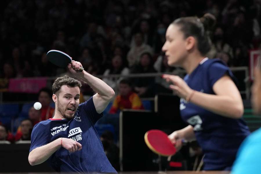 Esteban Dorr en double mixte avec Audrey Zarif à la Coupe du monde.
