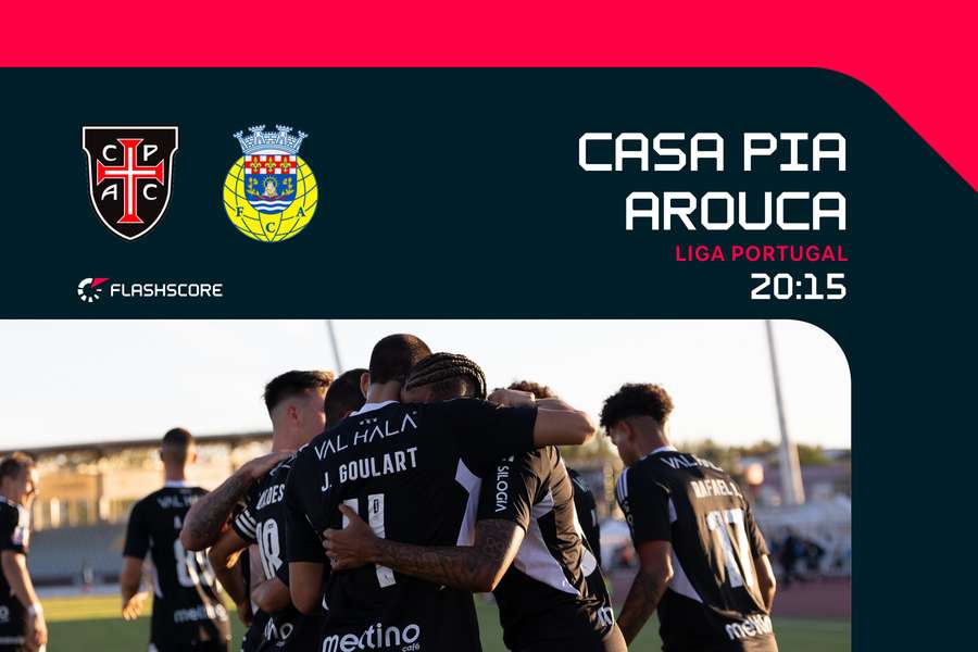 Casa Pia recebe Arouca na abertura da 15.ª jornada