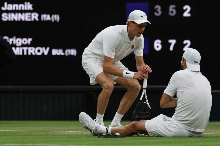 Dimitrov passa por seu quinto abandono consecutivo em um Grand Slam