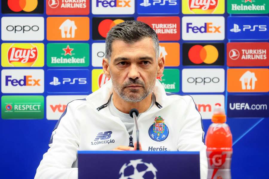 Sérgio Conceição só pensa sair da Bélgica com três pontos na bagagem