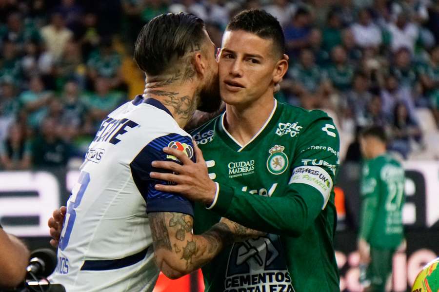 Sergio Ramos y James Rodríguez
