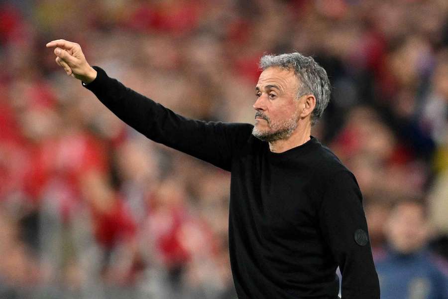 Luis Enrique, treinador do Paris Saint-Germain Luis Enrique, treinador do Paris Saint-Germain