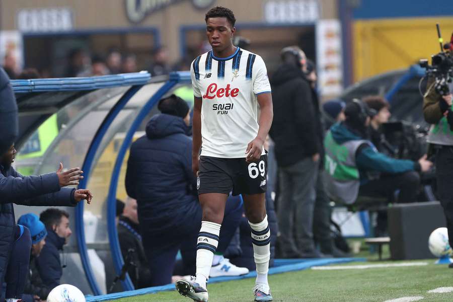 Honest Ahanor al momento dell'espulsione a Como