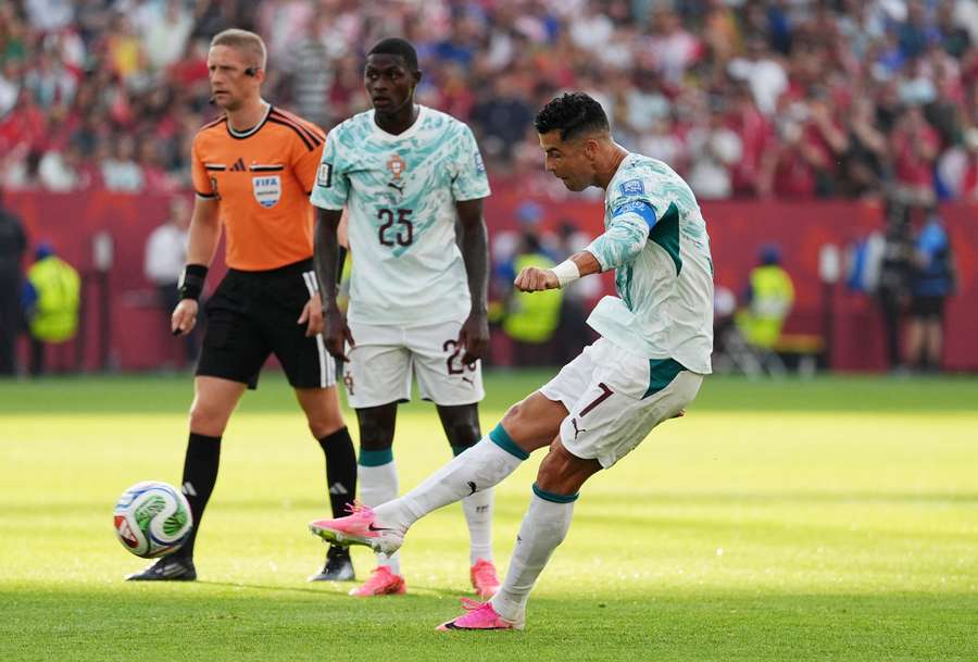 Il tiro di CR7