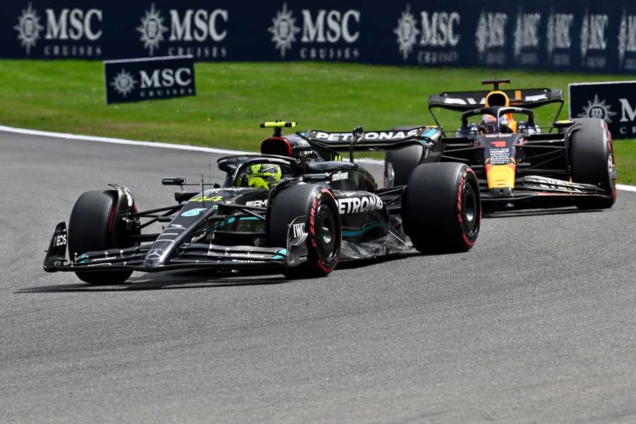 Lewis Hamilton em Spa, última corrida antes da pausa de verão