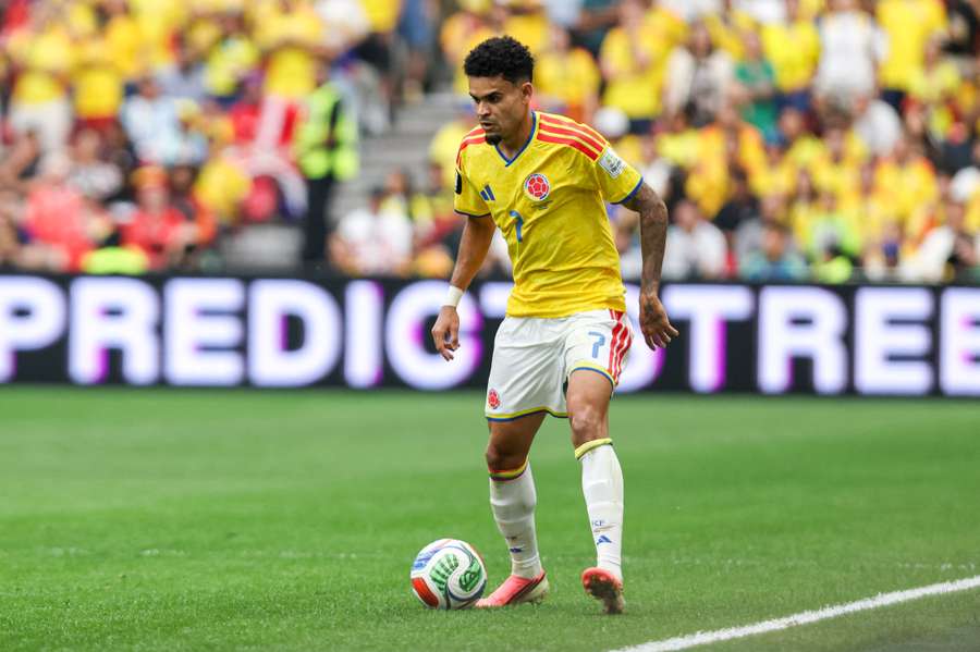 Luis Díaz, con Colombia