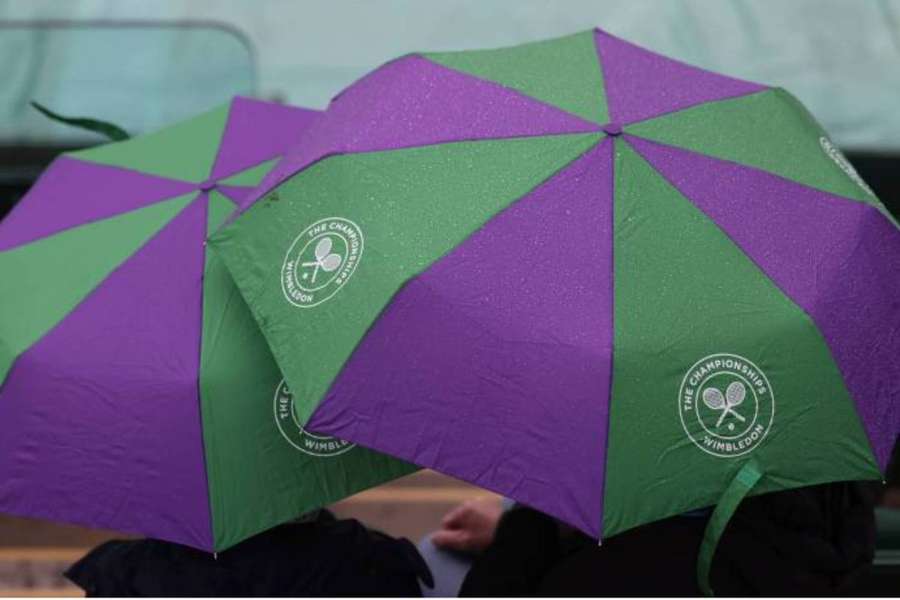 Deszcz paraliżuje rywalizację na Wimbledonie