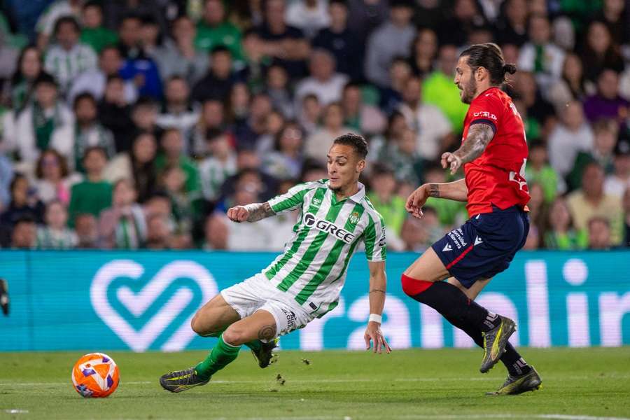 Lance del Betis-Osasuna de la pasada temporada