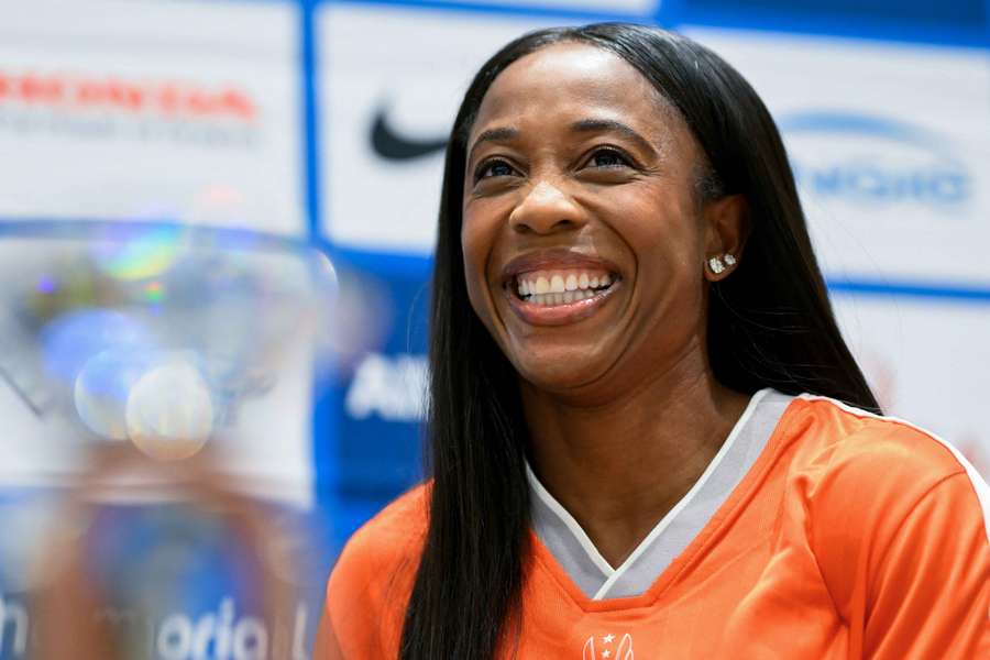 Shelly-Ann Fraser-Pryce took questions ahead of competing at the Brussels Diamond League Shelly-Ann Fraser-Pryce took questions ahead of competing at the Brussels Diamond League