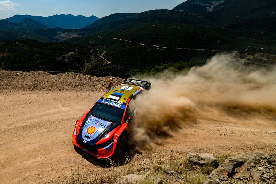 Ott Tänak roi de Grèce.