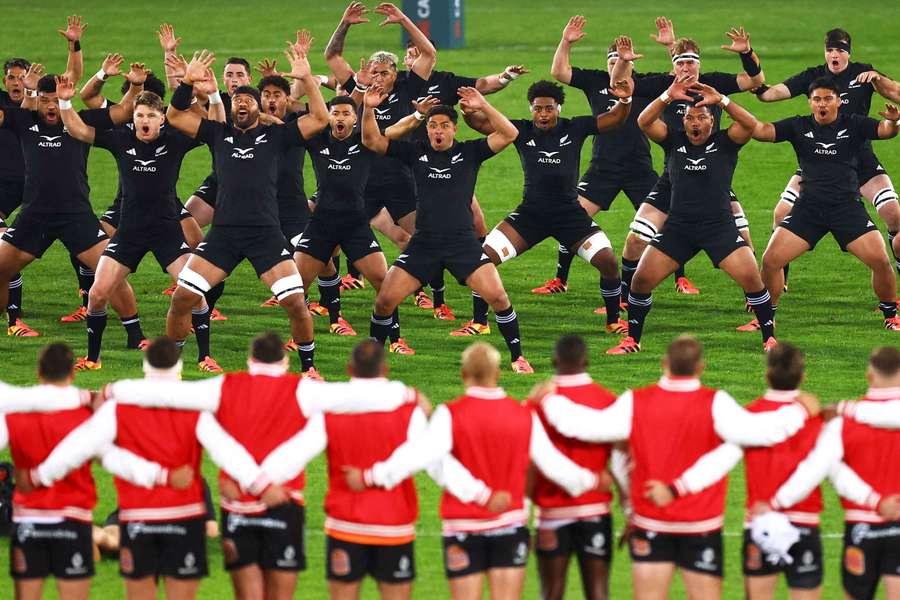 Les All Blacks le 25 août. Les All Blacks le 25 août.