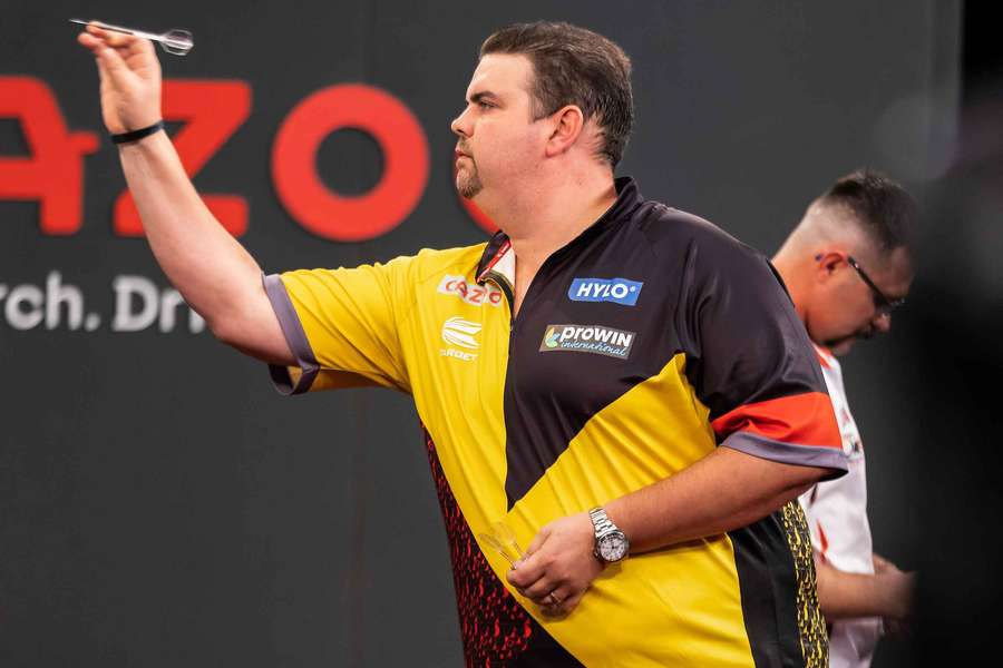 Gabriel Clemens beim Masters 2024 gegen Damon Heta.