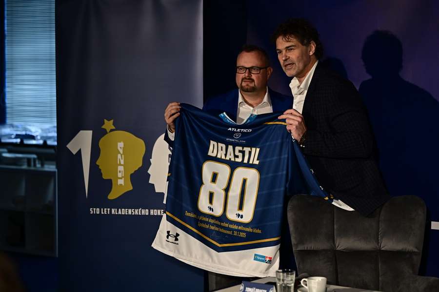 Tomáš Drastil a Jaromír Jágr