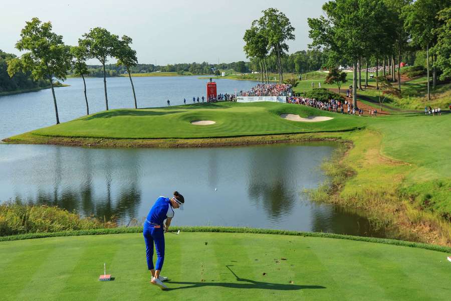 Esther Henseleit beim Solheim Cup.