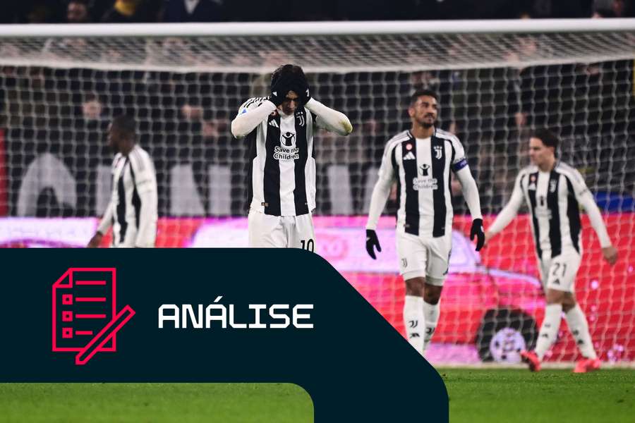 Kenan Yildiz com as mãos no rosto no jogo com o Veneza