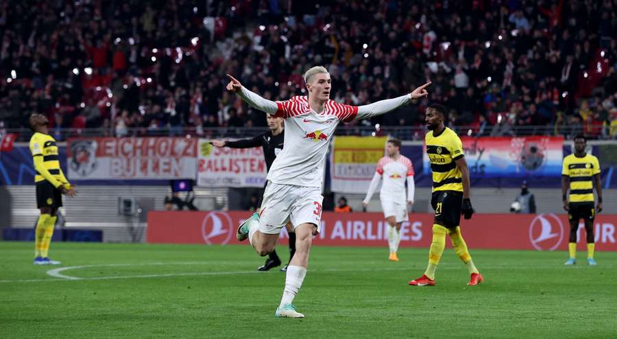 RB Leipzig beat Young Boys 2-1