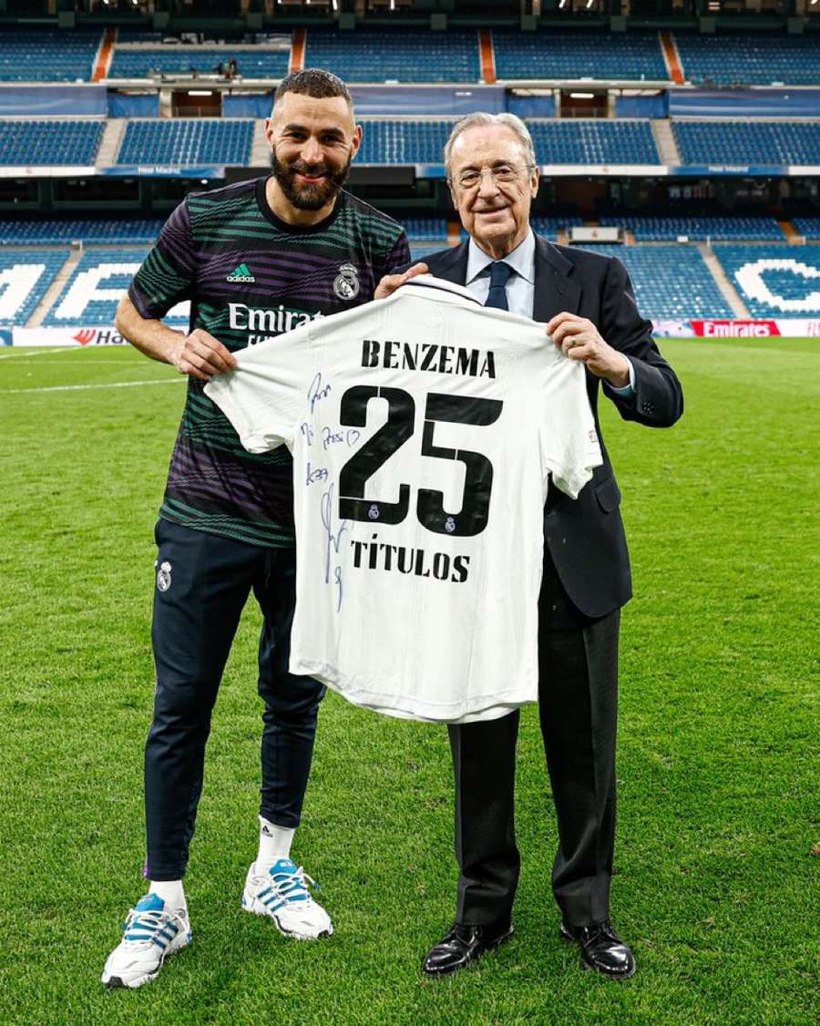 Florentino en Benzema, een relatie van 14 jaar.