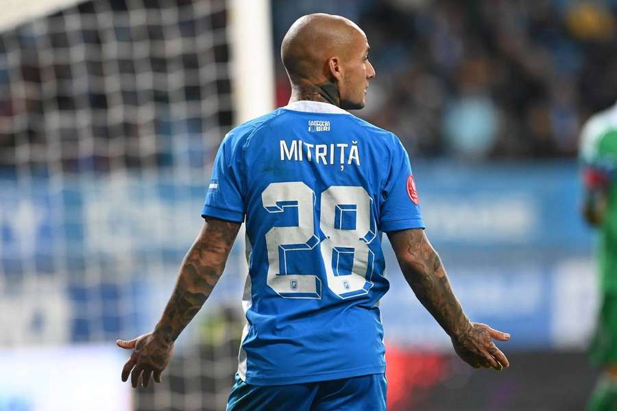 Alexandru Mitriță are 2 goluri marcate și 5 pase decisive pentru Universitatea Craiova în acest sezon din Superliga