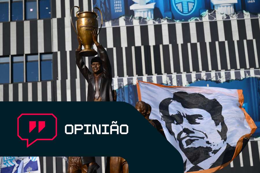 A estátua de Bernard Tapie foi inaugurada a 16 de maio