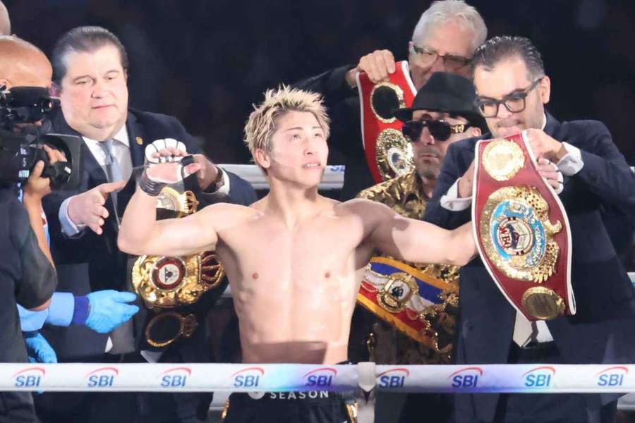 Inoue celebrates a historic win
