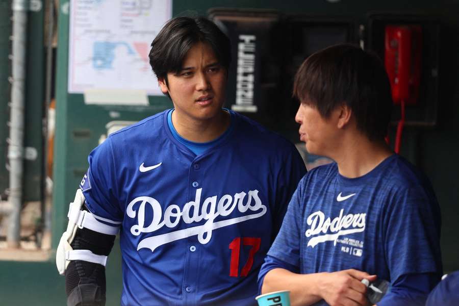 Ohtani and his now-former translator 