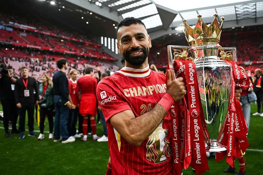 Liverpool's Egyptian forward Mohamed Salah