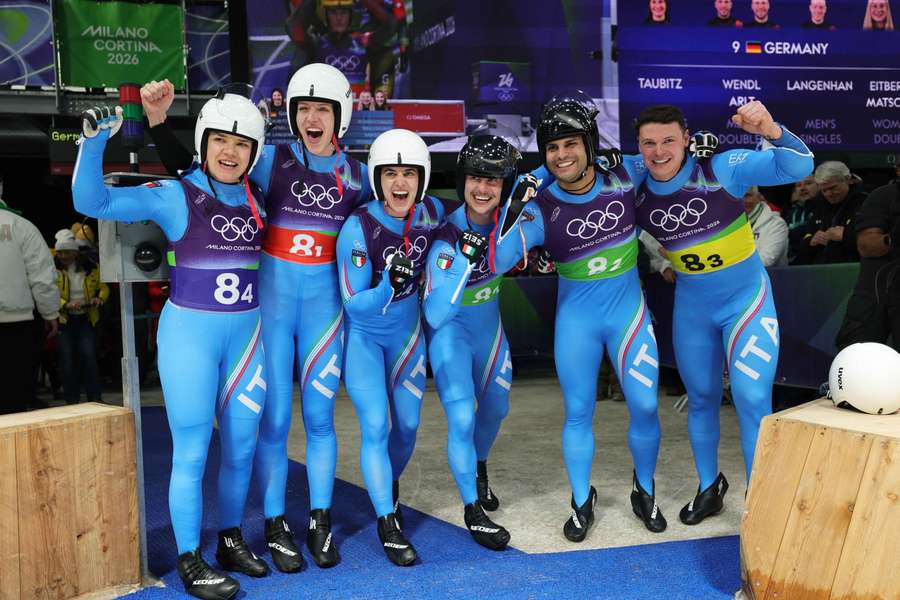 Slittino, Italia di bronzo nella staffetta mista