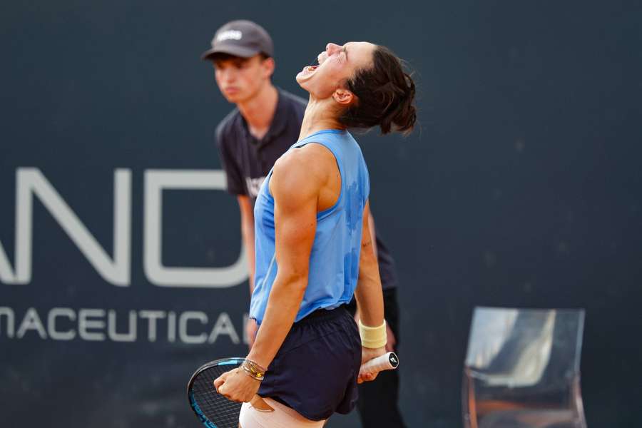 Der Jubel kennt keine Grenzen: Boisson feiert den ersten Titel auf der WTA-Tour Der Jubel kennt keine Grenzen: Boisson feiert den ersten Titel auf der WTA-Tour