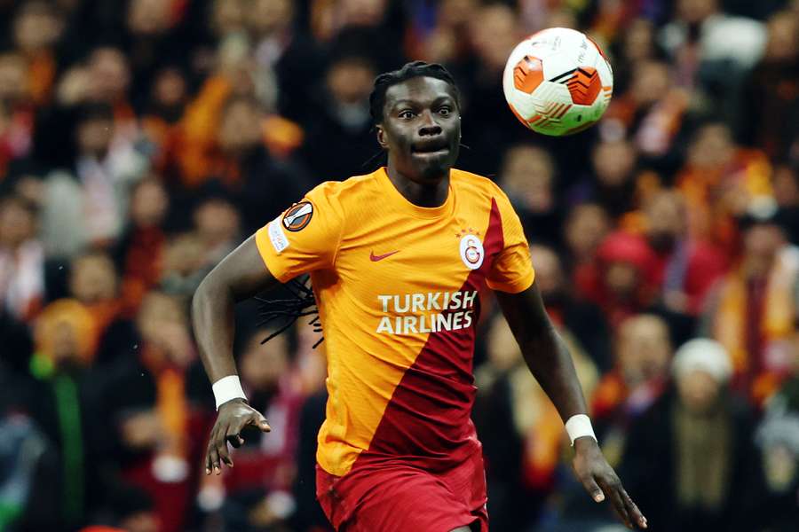 Gomis in action during his time at Galatasaray