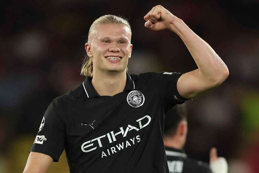Haaland named as Premier League player of the month after five goals and one assist