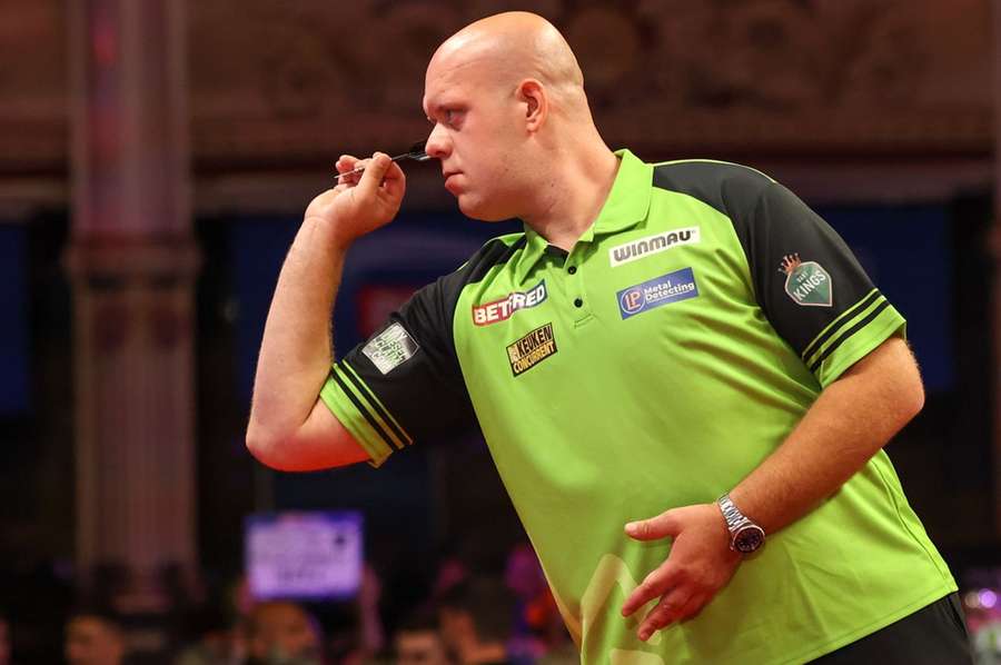 Michael van Gerwen is de laatst overgebleven Nederlander