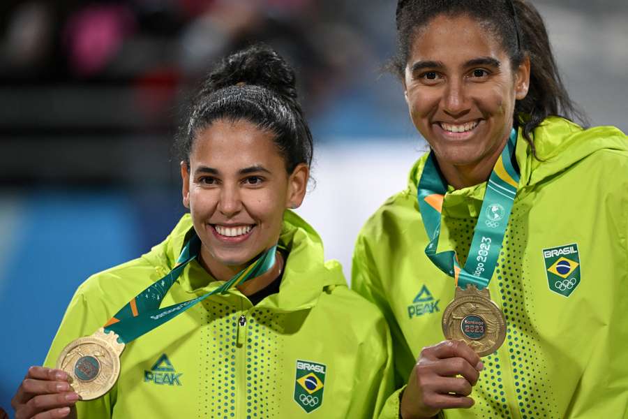 Ana Patrícia Silva e Duda Santos conquistaram o ouro no Chile
