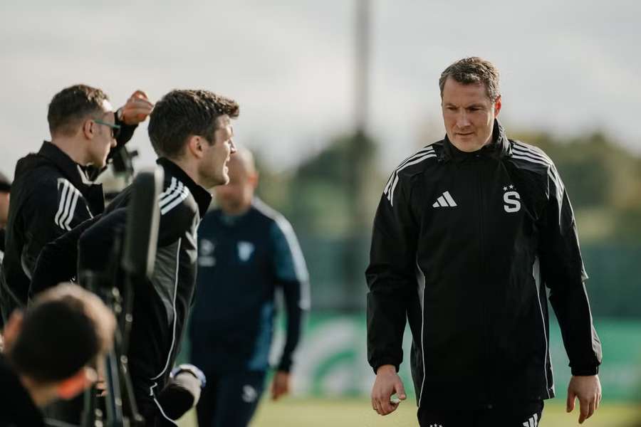 Brian Priske na soustředění v Marbelle. Brian Priske na soustředění v Marbelle.