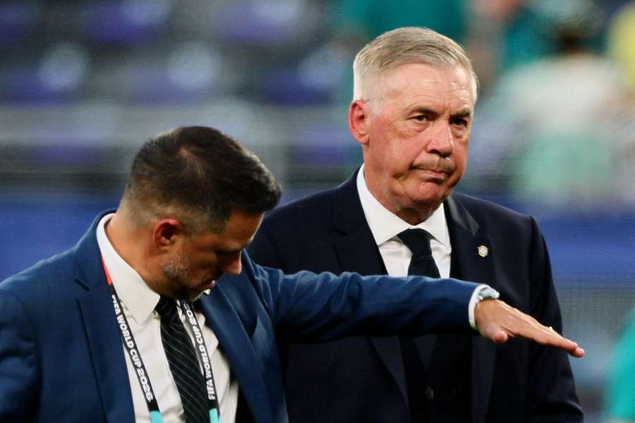 Ancelotti admitiu que não ficou satisfeito com a estreia